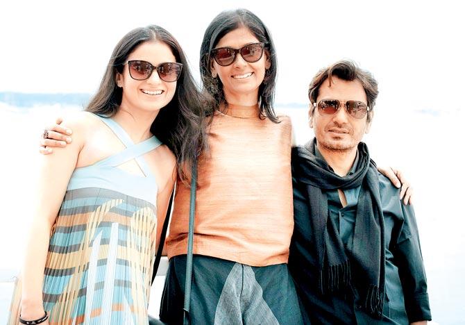 Rasika Dugal, Nandita Das and Nawazuddin Siddiqui at Cannes