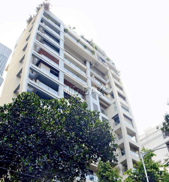 Nensey CHS in Bandra (W) was redeveloped by Ekta Supreme Corporation. Pic/Sneha Kharabe