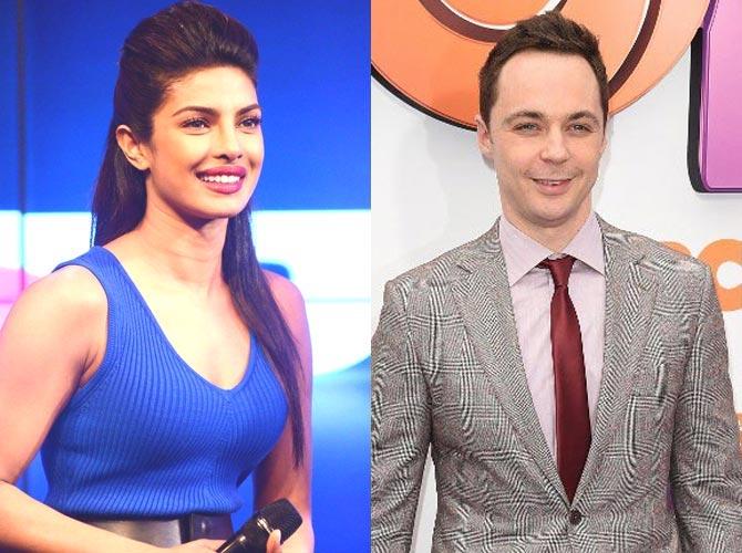 Priyanka Chopra and Jim Parsons