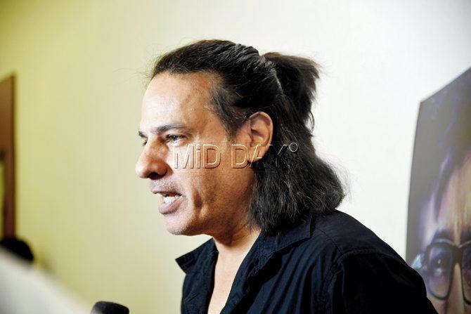 Rahul Roy at the music launch of his film, The Message, on Saturday. Pic/Pradeep Dhivar