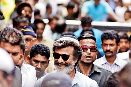 Superstar spotted! Rajinikanth shoots for his film in Mumbai
