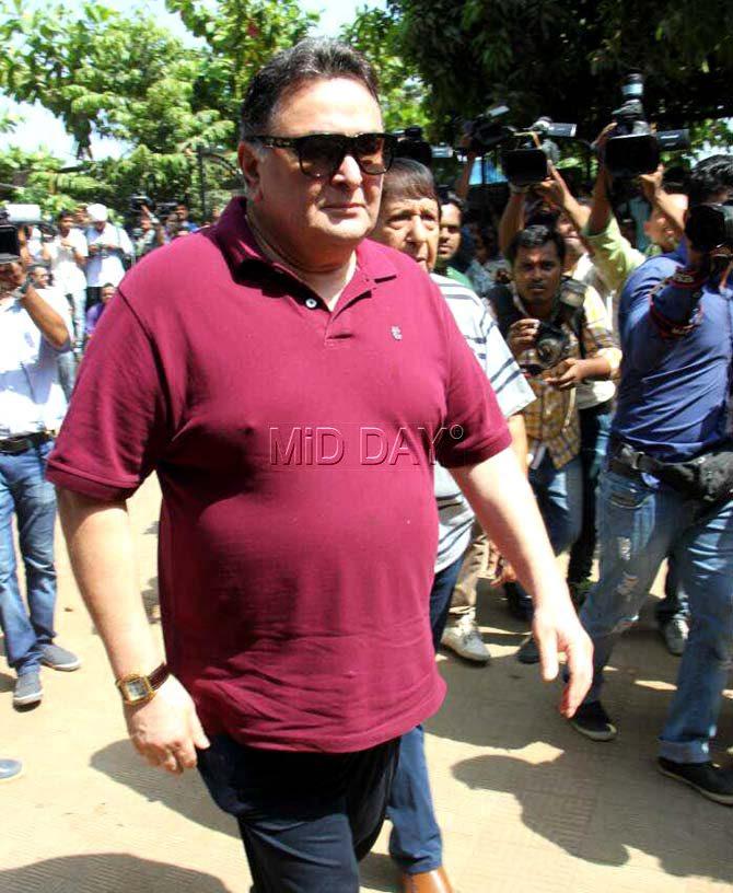 Rishi Kapoor attends Reema Lagoo