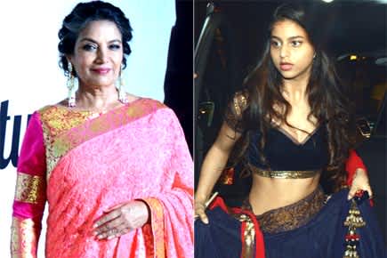 This is what Shabana Azmi has to say about Shah Rukh Khan's daughter Suhana