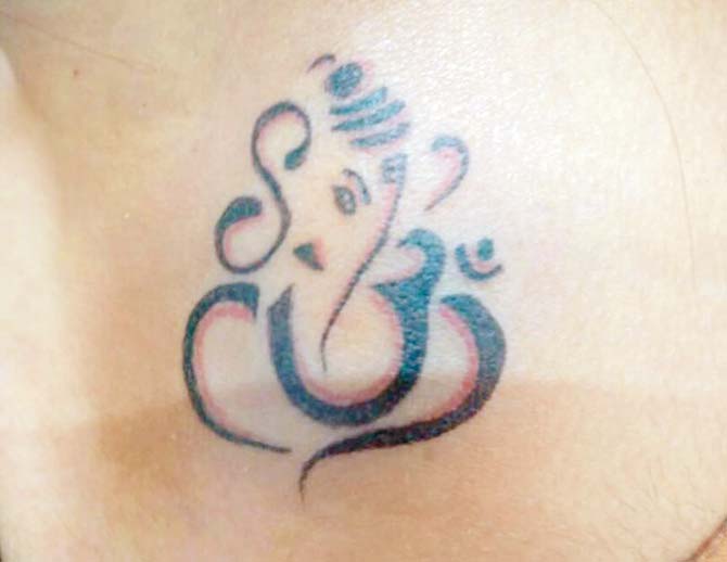 The tattoo on Priyanka