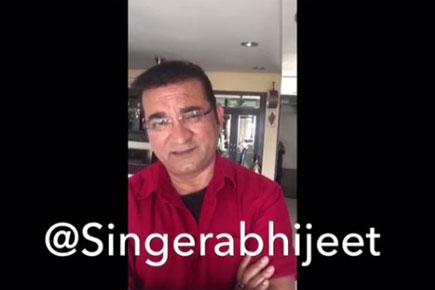 Abhijeet returns to Twitter and he has a message for anti-nationals. Watch video