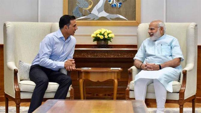 Akshay Kumar meets PM Narendra Modi