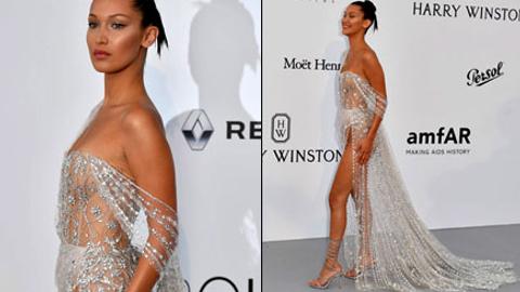 Cannes 2017: Bella Hadid makes heads turn in skimpy see-through dress