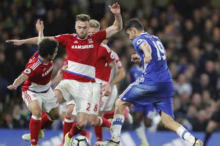 Chelsea beats Middlesbrough, one win away from EPL title