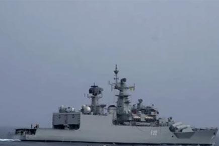 Guided Missile Frigate INS Ganga makes last journey