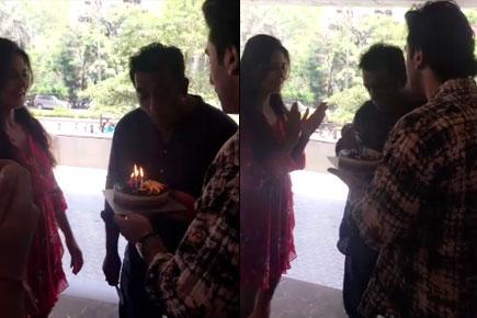 Watch video: Ranbir Kapoor, Katrina Kaif celebrate Anurag Basu's birthday together