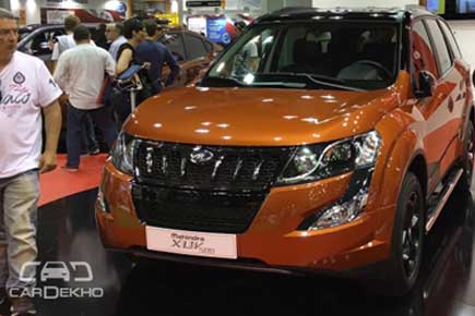 Mahindra XUV500 with dual-tone paint showcased at Automobile Barcelona