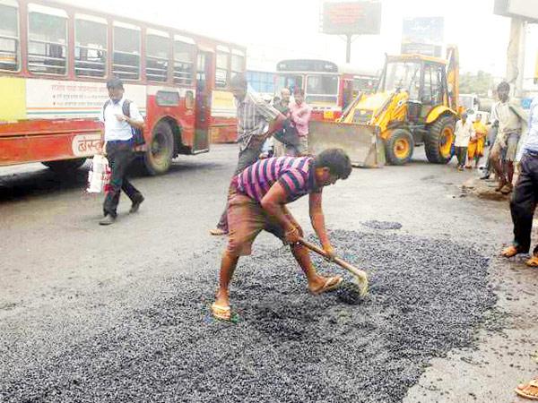 The development funds in a ward are used to tackle minor civic problems like road repair work. FILE PIC