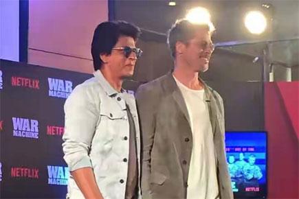 This is what Shah Rukh Khan tweeted after meeting Brad Pitt in Mumbai