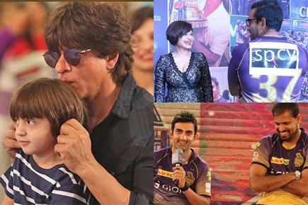 IPL 2017: SRK and son AbRam shine on KKR's 10th anniversary bash