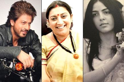 Shah Rukh Khan reveals mind-blowing fact about Smriti Irani's step-daughter