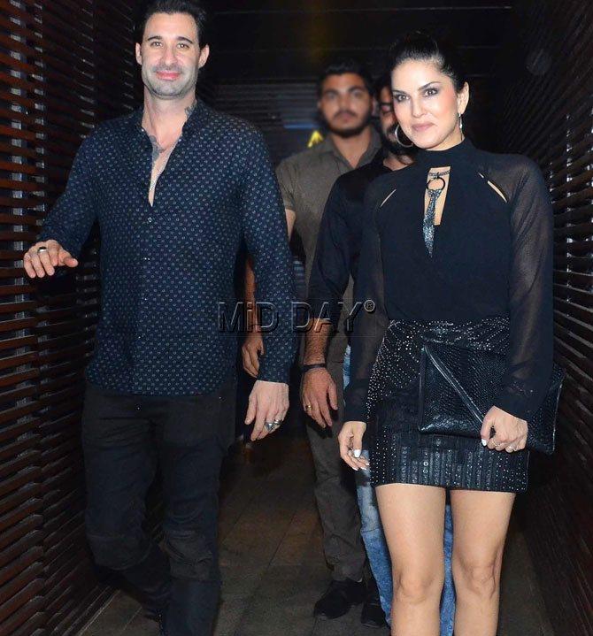 Sunny Leone and husband Daniel Weber