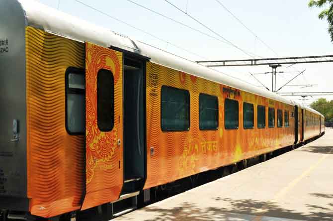 Tejas Express departs 3 hours late from Goa, reaches Mumbai a minute early