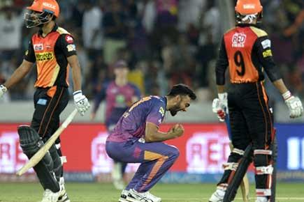 IPL 2017: 5-star Jaydev Unadkat's hat-trick steers RPS to win over SRH and 2nd spot