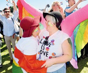Australians voted in favour of legalising same-sex marriages