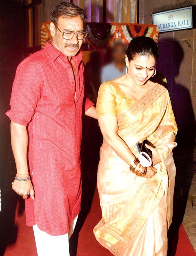 Ajay Devgn with wife Kajol