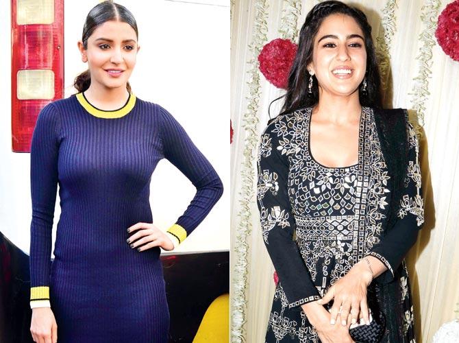 Anushka Sharma and Sara Ali Khan