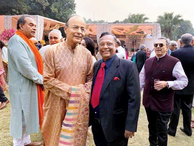 Arun Jaitley at the wedding