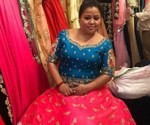 Ace designer Adhya comes as saving grace for Bharti Singh's bridal lehenga