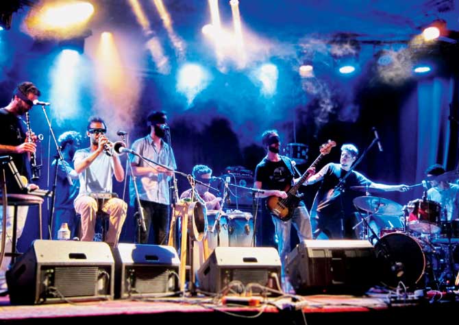 A Blind Orchestra performance in Tel Aviv, Israel. Pic courtesy/Ayelet Dekel