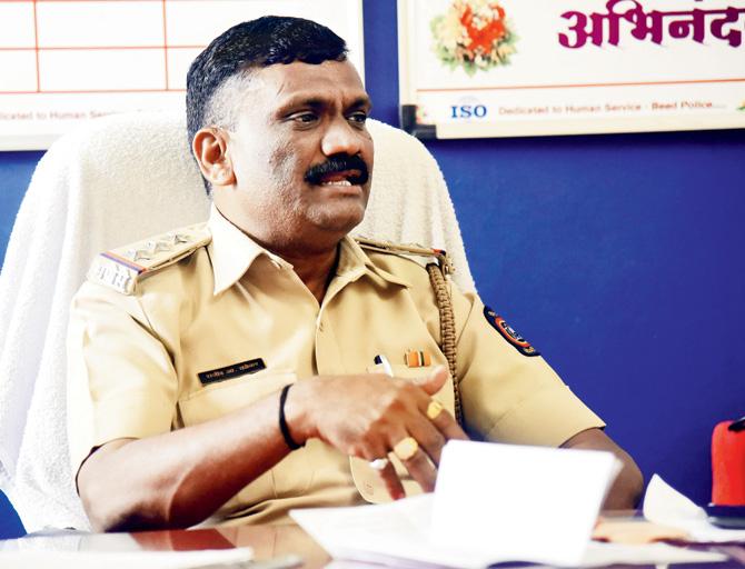 Rajeev Talekar, senior police inspector and in-charge of  Majalgaon police station