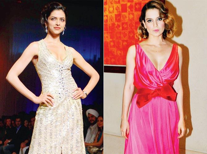 Deepika Padukone and Kangana Ranaut