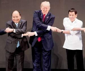 Donald Trump says he has a 'great relationship' with the Philippine President