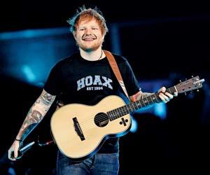 Ed Sheeran gorges on chicken tikka and chole bhature before leaving Mumbai