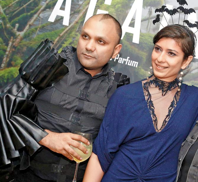 Gaurav Gupta and Jahnvi Dameron Nandan 