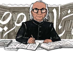 Google honours Urdu writer Abdul Qavi Desnavi with a doodle