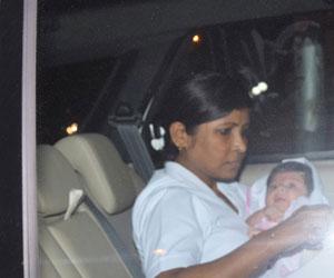 Two-month-old Inaaya visits aunt Kareena Kapoor Khan and cousin Taimur