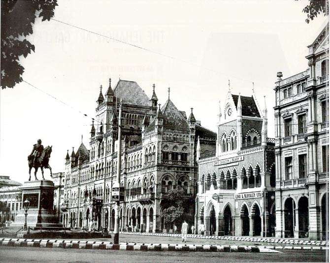 Kala Ghoda, with the original statue. Pic courtesy/The Jehangir Art Gallery