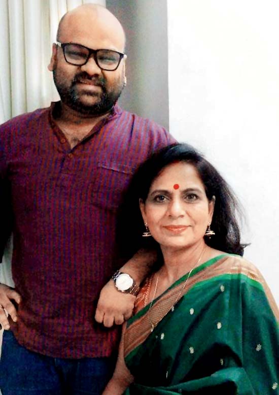 Kanchan Nath with her son, Rajarshi, who plans to move court for justice