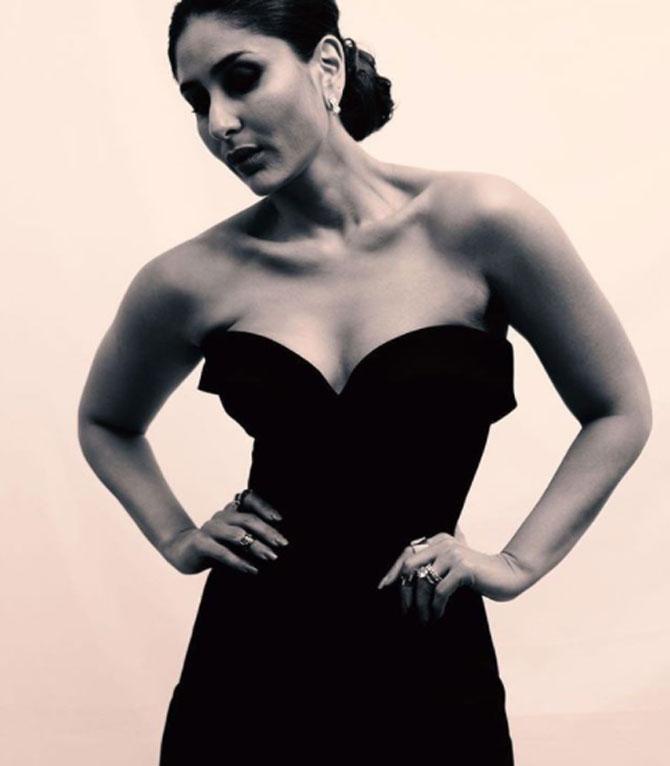 Kareena Kapor Sex Com Hb - Sensuous' Kareena Kapoor Khan flaunts her sexy figure in this black corset  gown