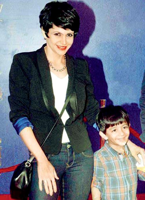 Mandira Bedi with son Vir