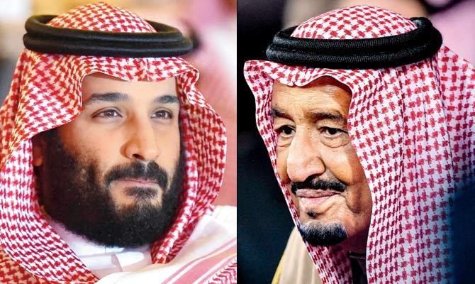 Saudi Crown Prince Mohammed bin Salman and (right) King Salman bin Abdulaziz Al-Saud. Pics/AFP