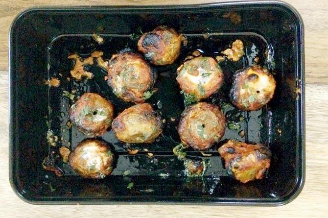 Mushroom tikka