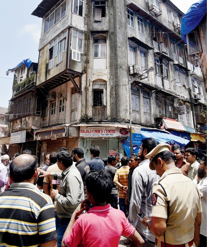 Dawood Ibrahim’s properties on Pakmodia Street, Bhendi Bazaar, which are being auctioned