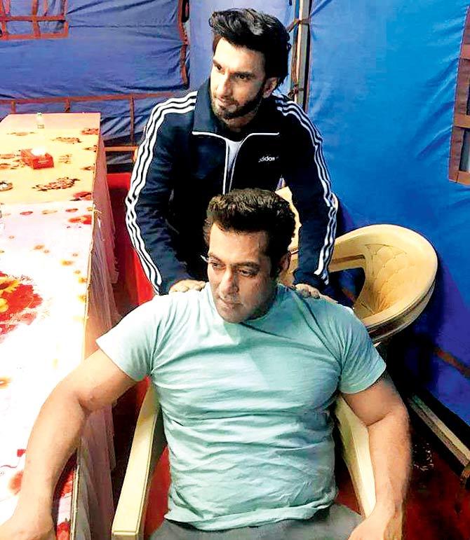 Ranveer Singh and Salman Khan