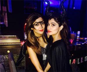 Inside photos from sisters Shilpa Shetty and Shamita Shetty's Halloween bash