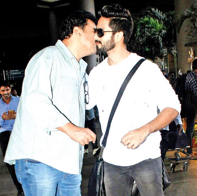 Siddharth Roy Kapur and Shahid Kapoor