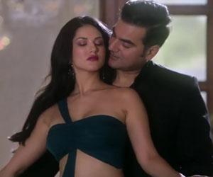 300px x 250px - Watch: Sunny Leone and Arbaaz Khan turn up heat in 'Mehfooz' from Tera  Intezaar