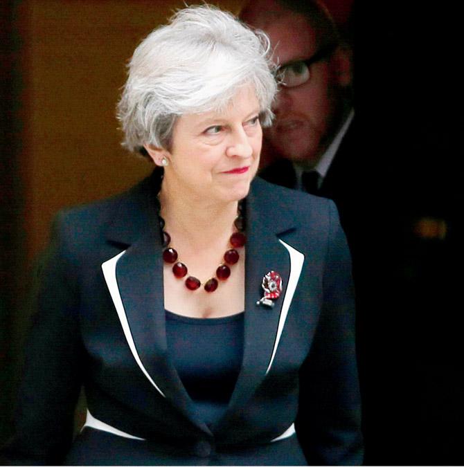 Theresa May. Pic/AFP