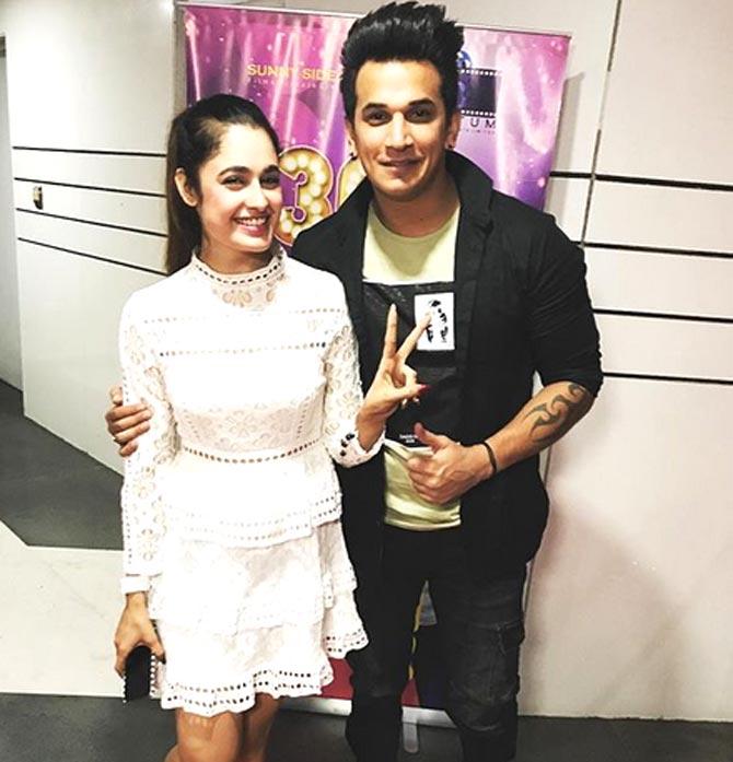 Yuvika Chaudhary and Prince Narula. Pic/Instagram