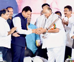 NCP asks Devendra Fadnavis to stay away from apolitical functions