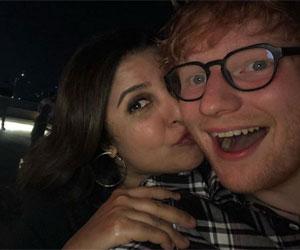 Farah Khan shares an awwdorable selfie with singer Ed Sheeran